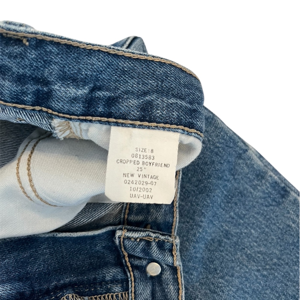 Tommy Hilfiger Cropped Boyfriend jeans 2002 Sz 8 - Picture 5 of 9
